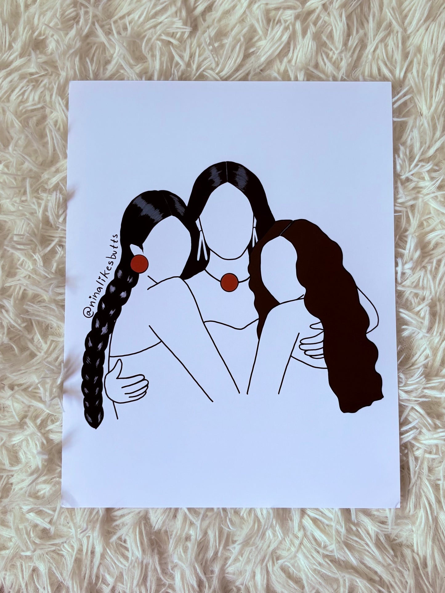 Girlhood print