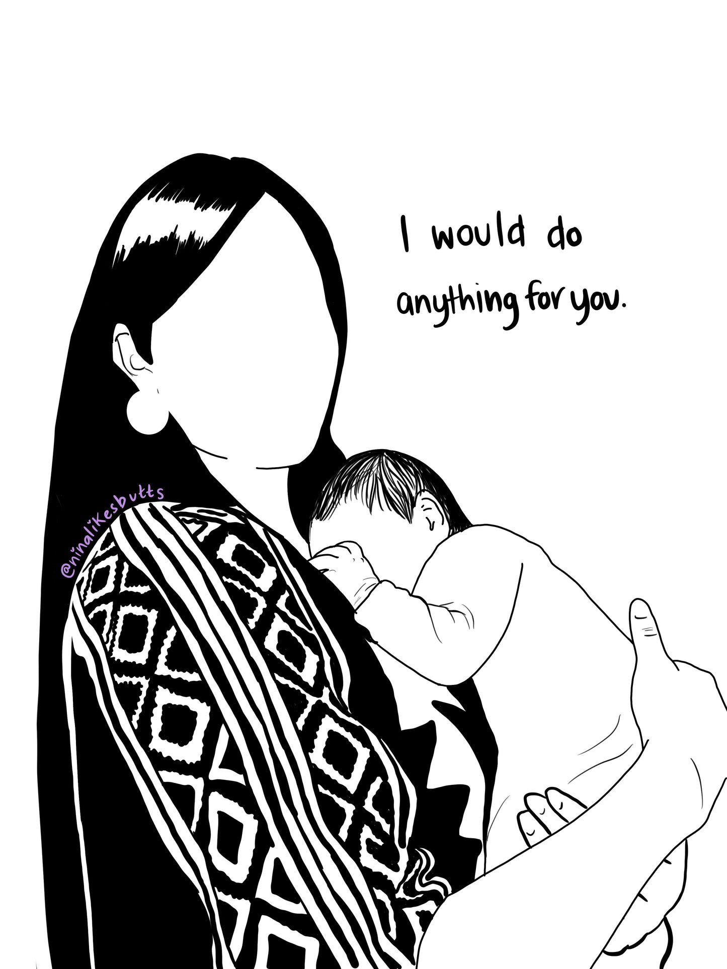 I would do anything for you sticker