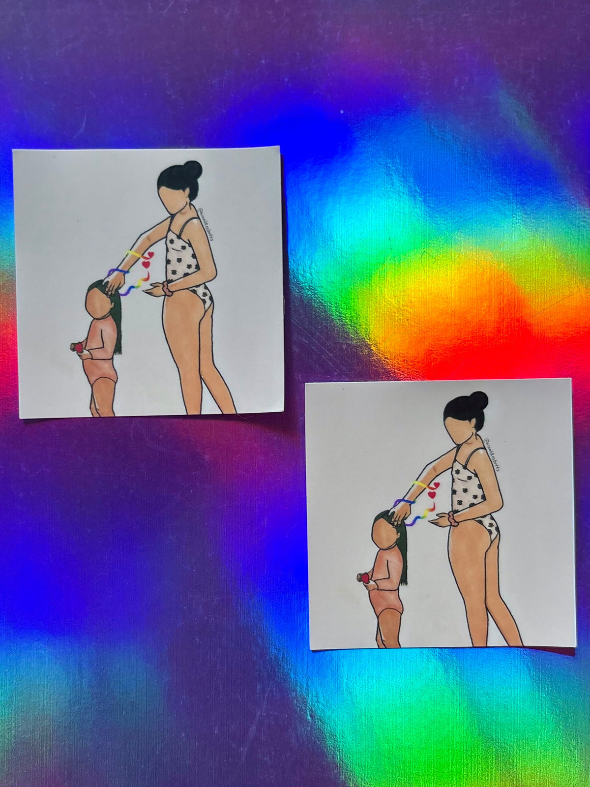 mamas love sticker