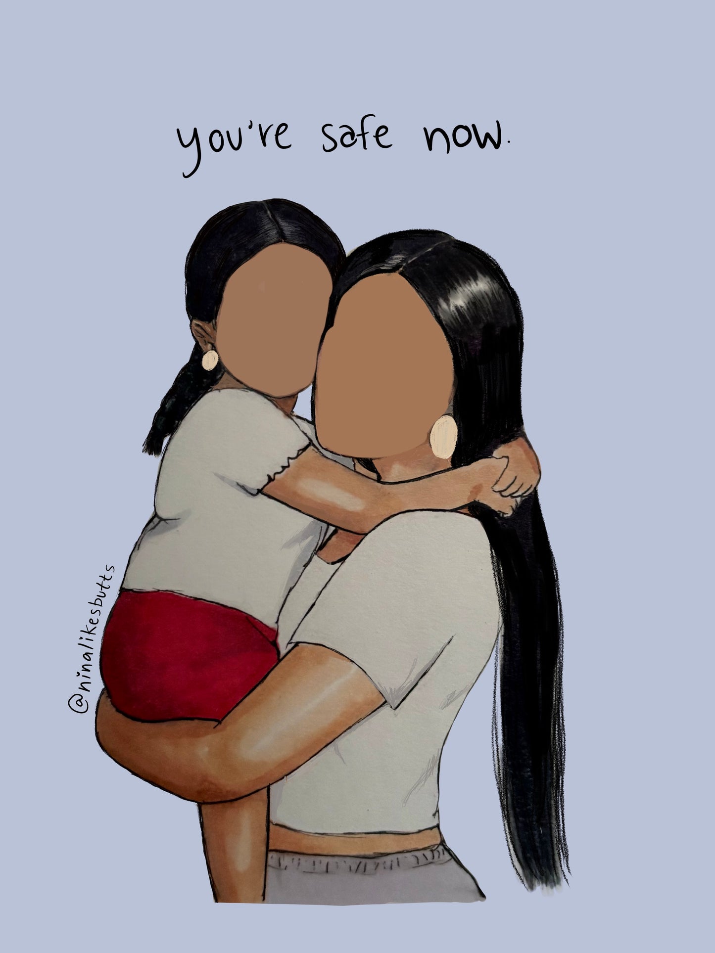 you’re safe now sticker