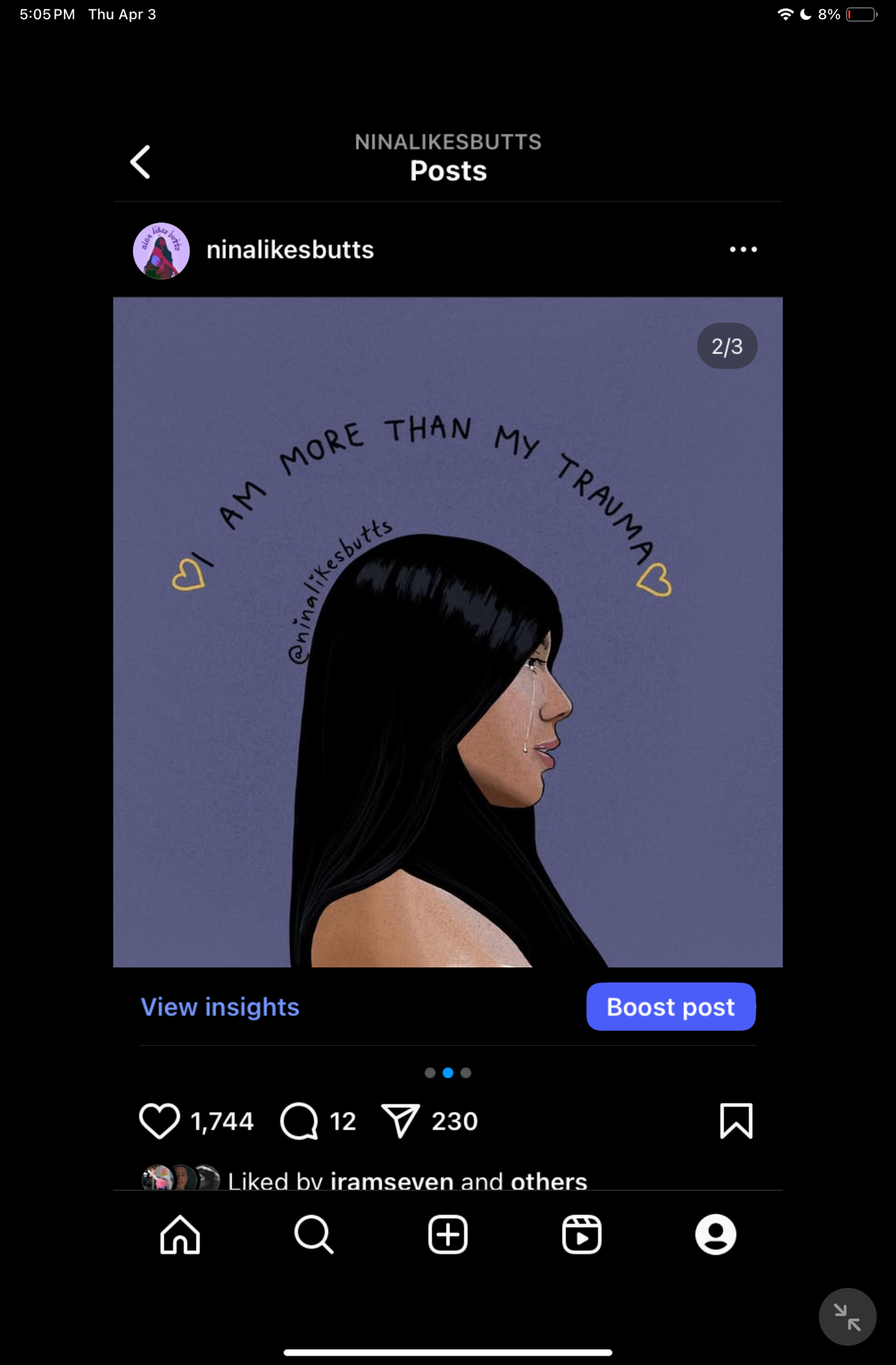 I’m more than my trauma print