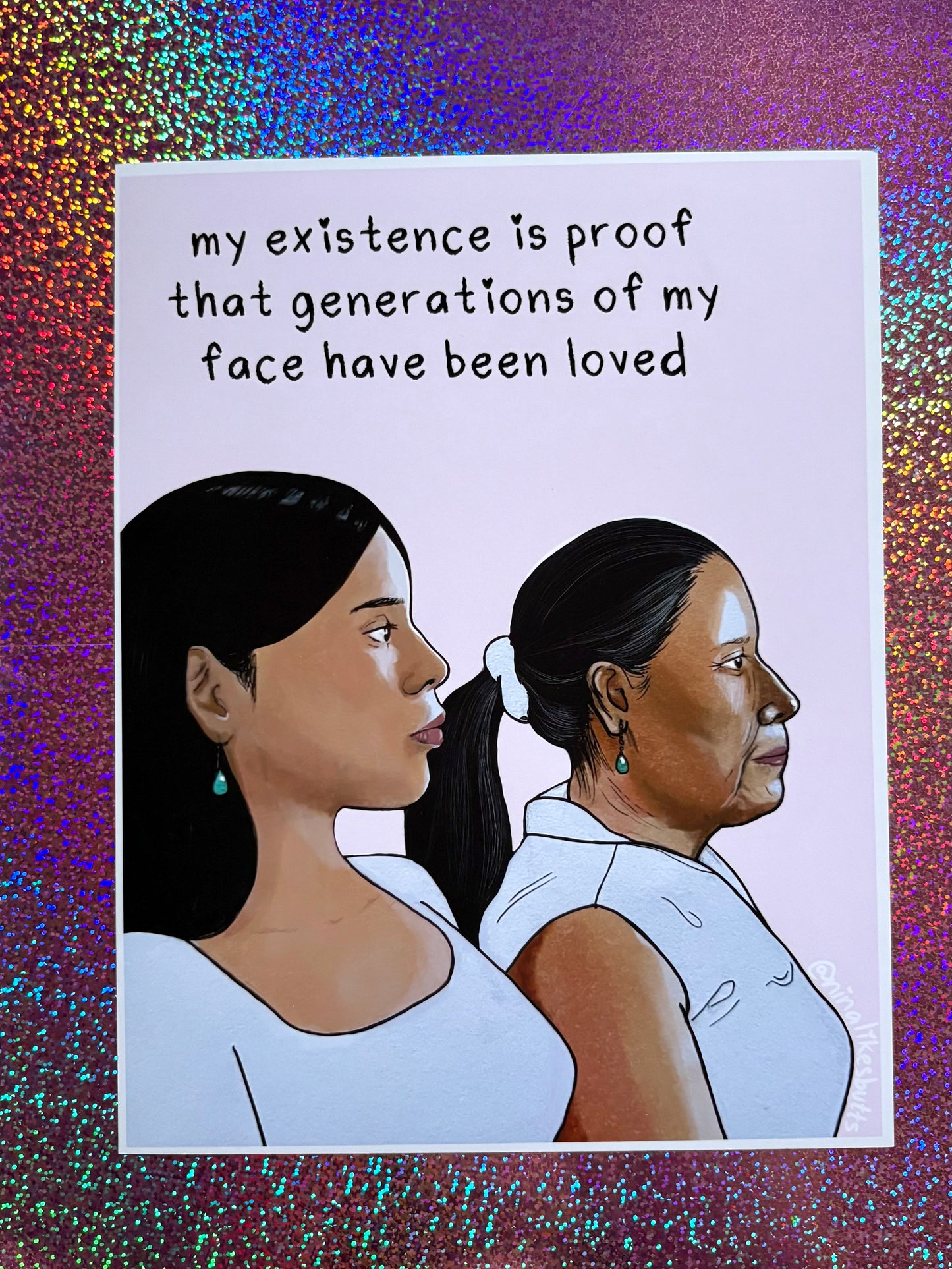 My existence print