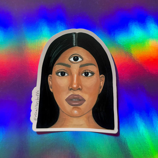 third eye sticker