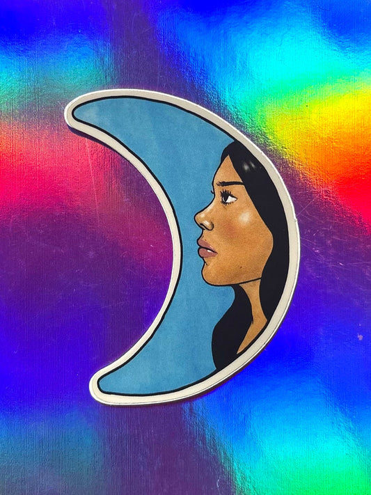 moon sticker
