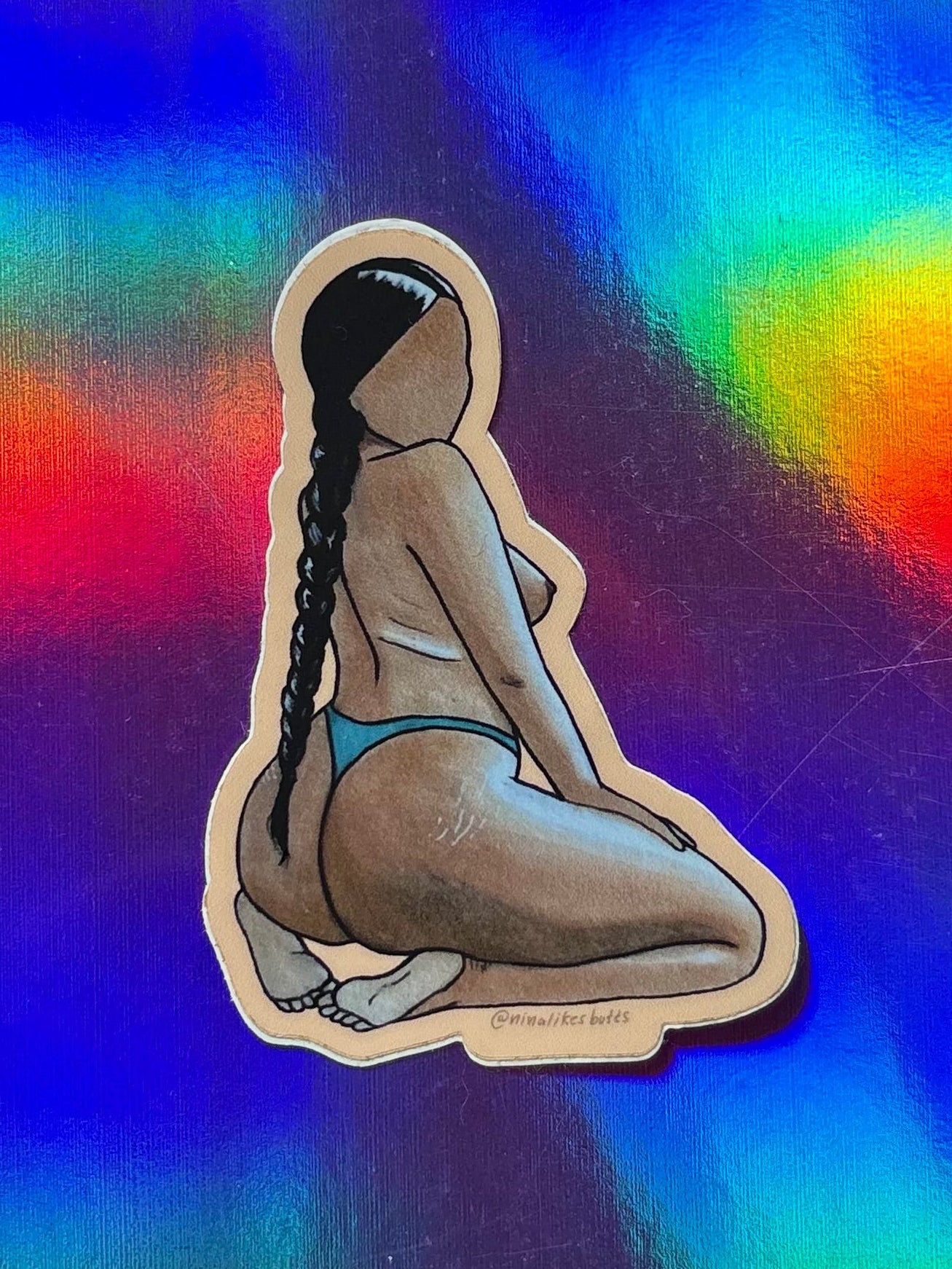 brown girl sticker pack