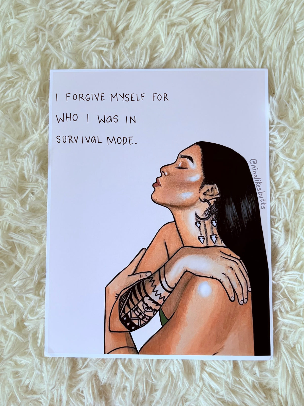 Forgive myself print