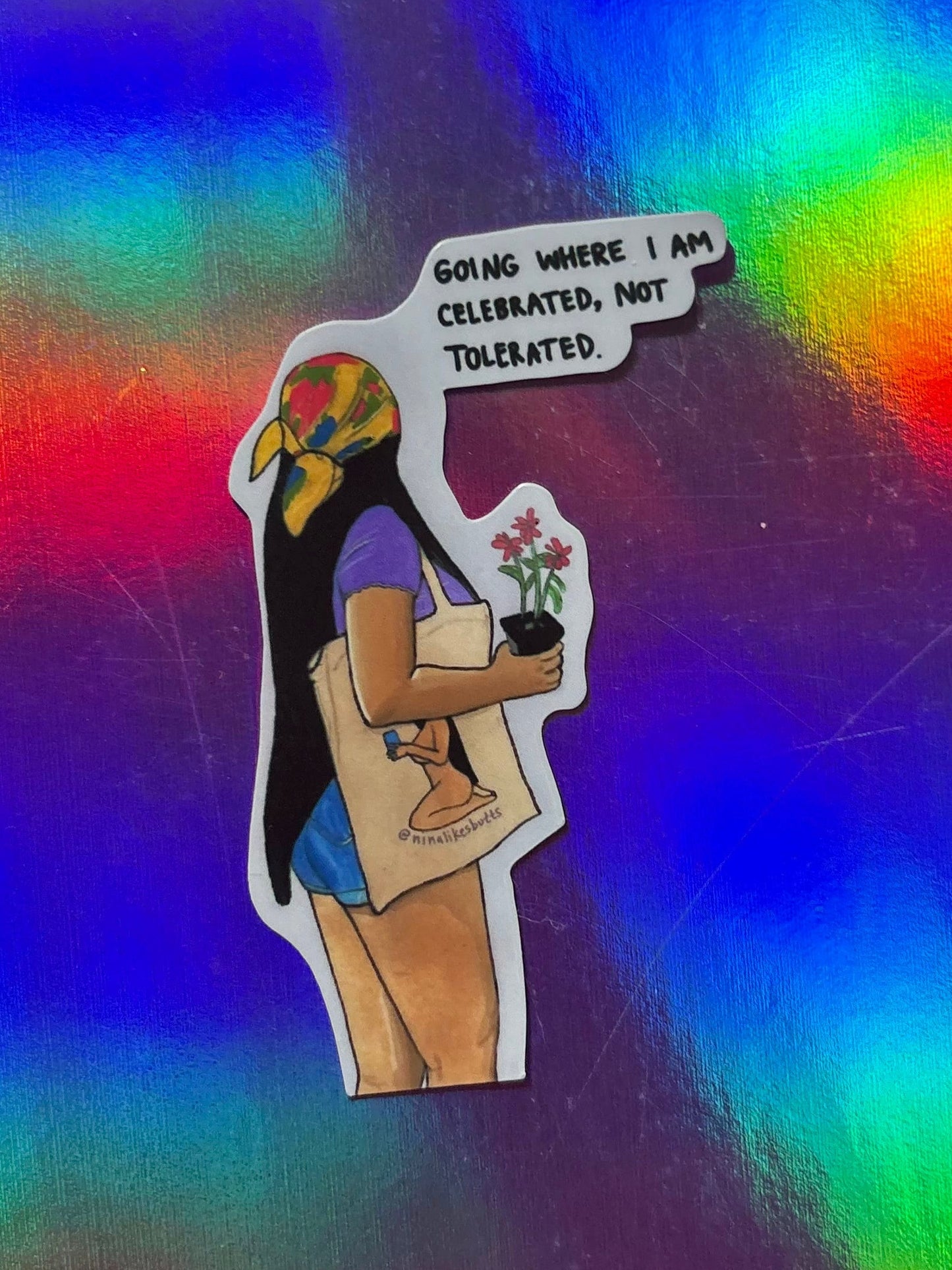 Celebrated sticker