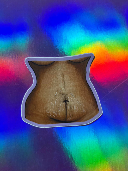 Mom bod sticker