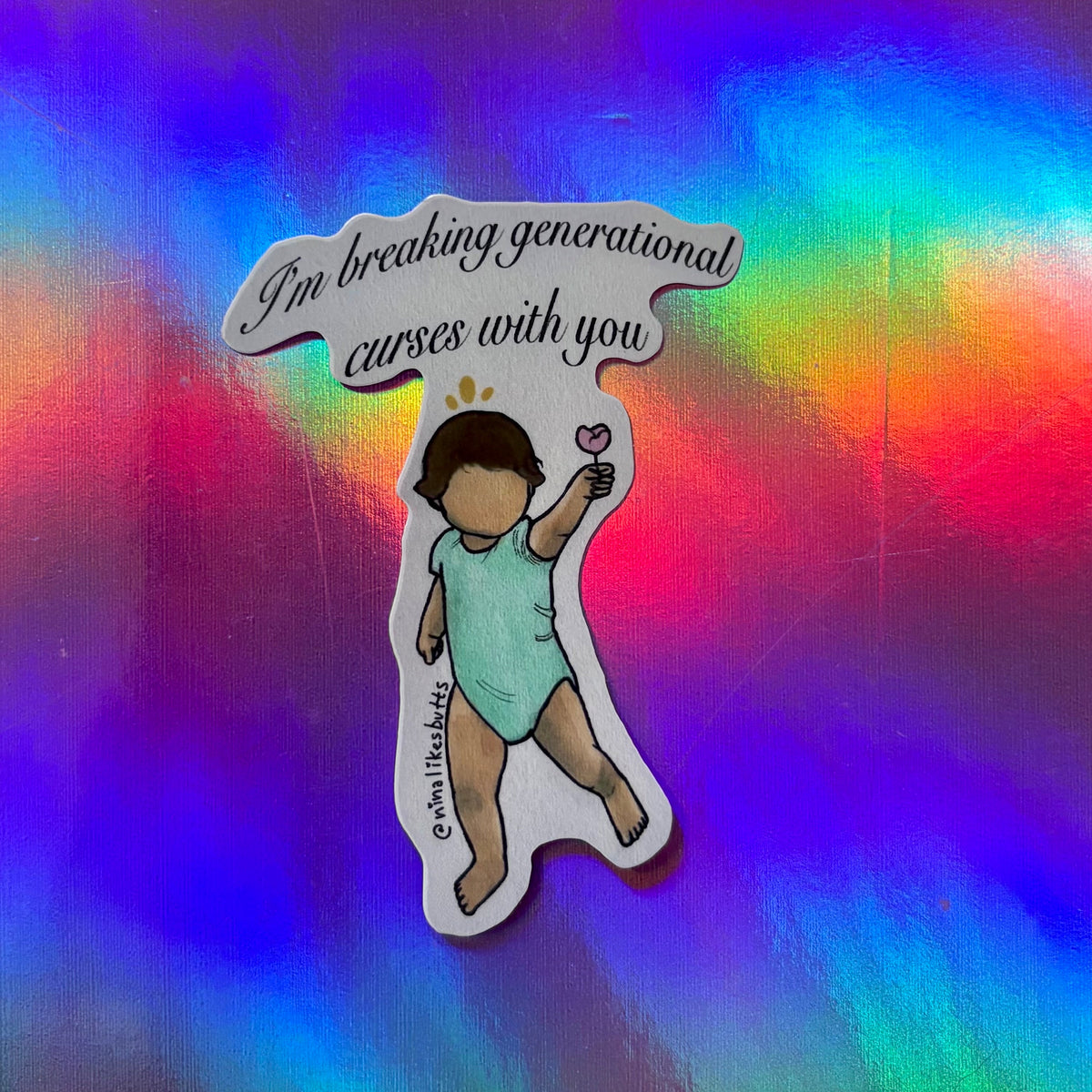 breaking generational curses sticker