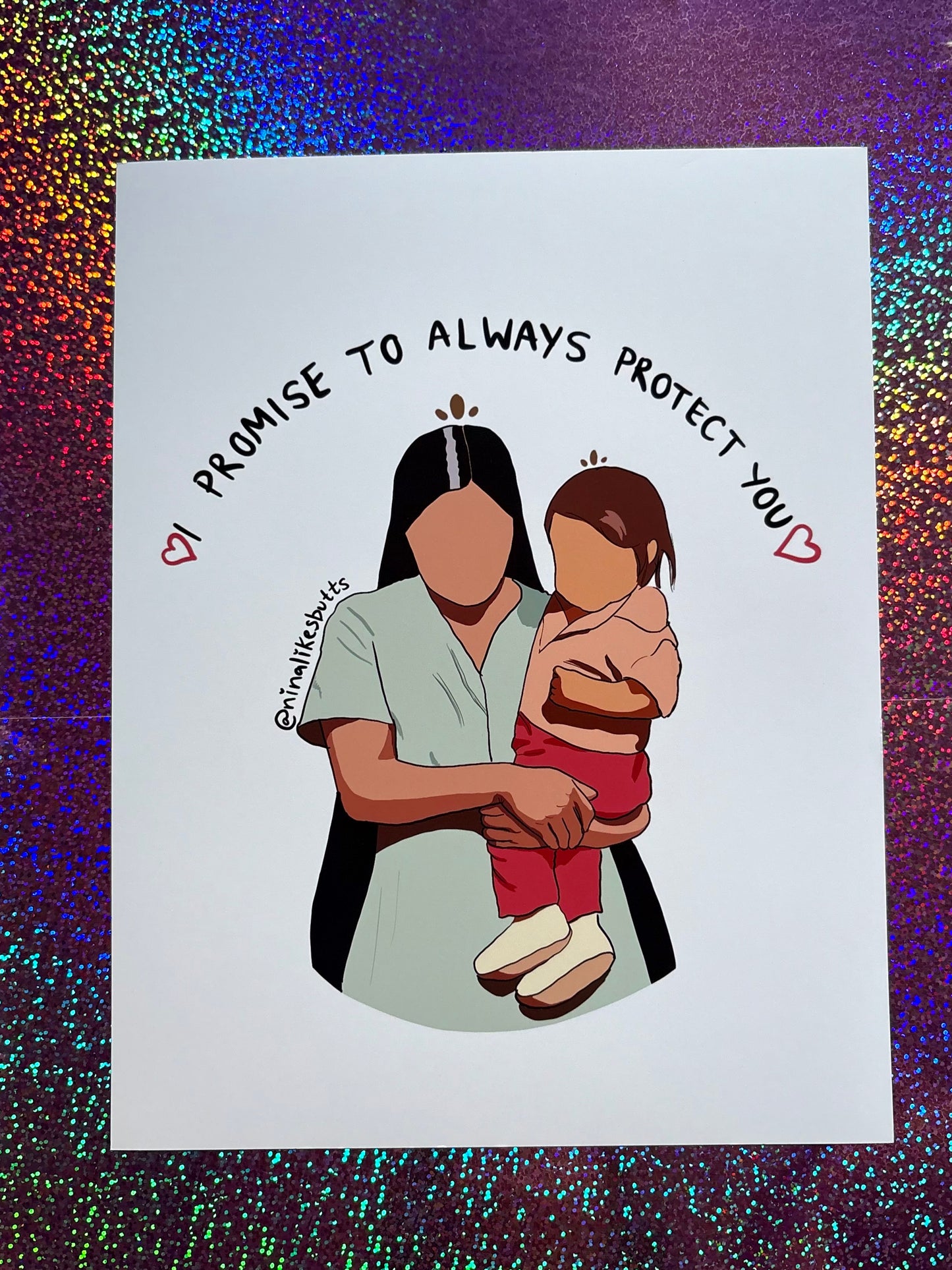 Promise to protect print