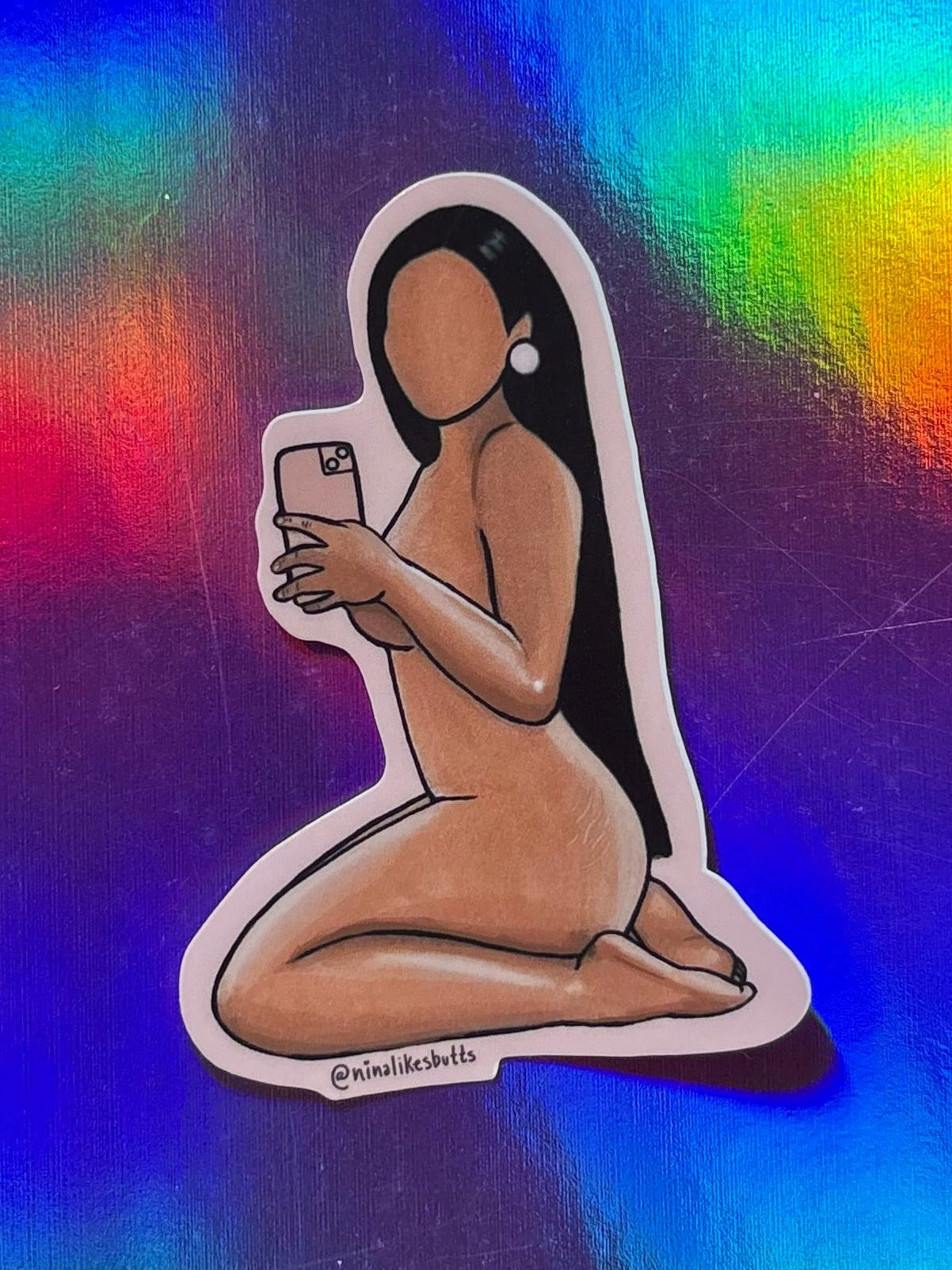 brown girl sticker pack