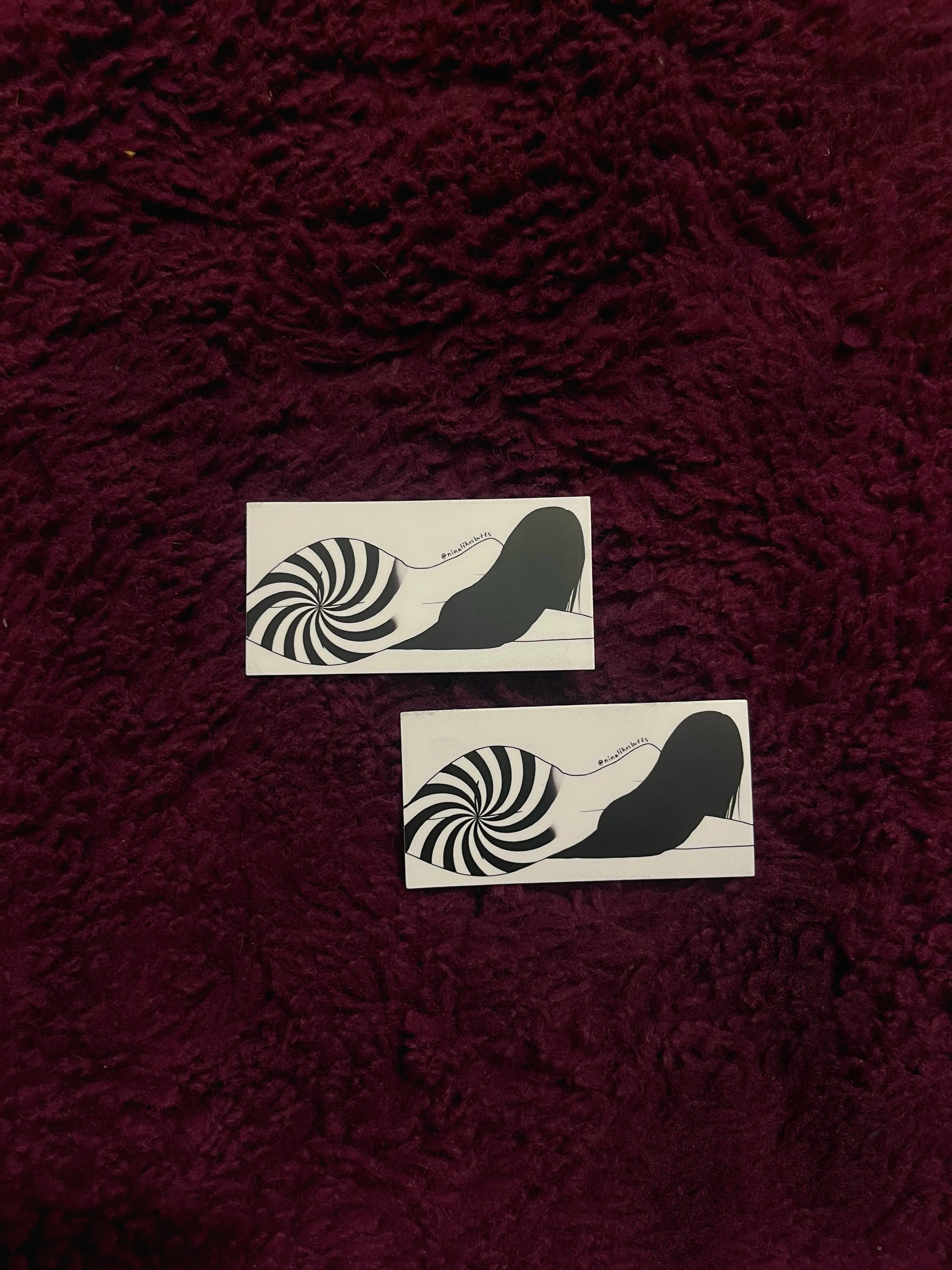 Hypnotize Sticker Hypnotized sticker – Ninalikesbutts
