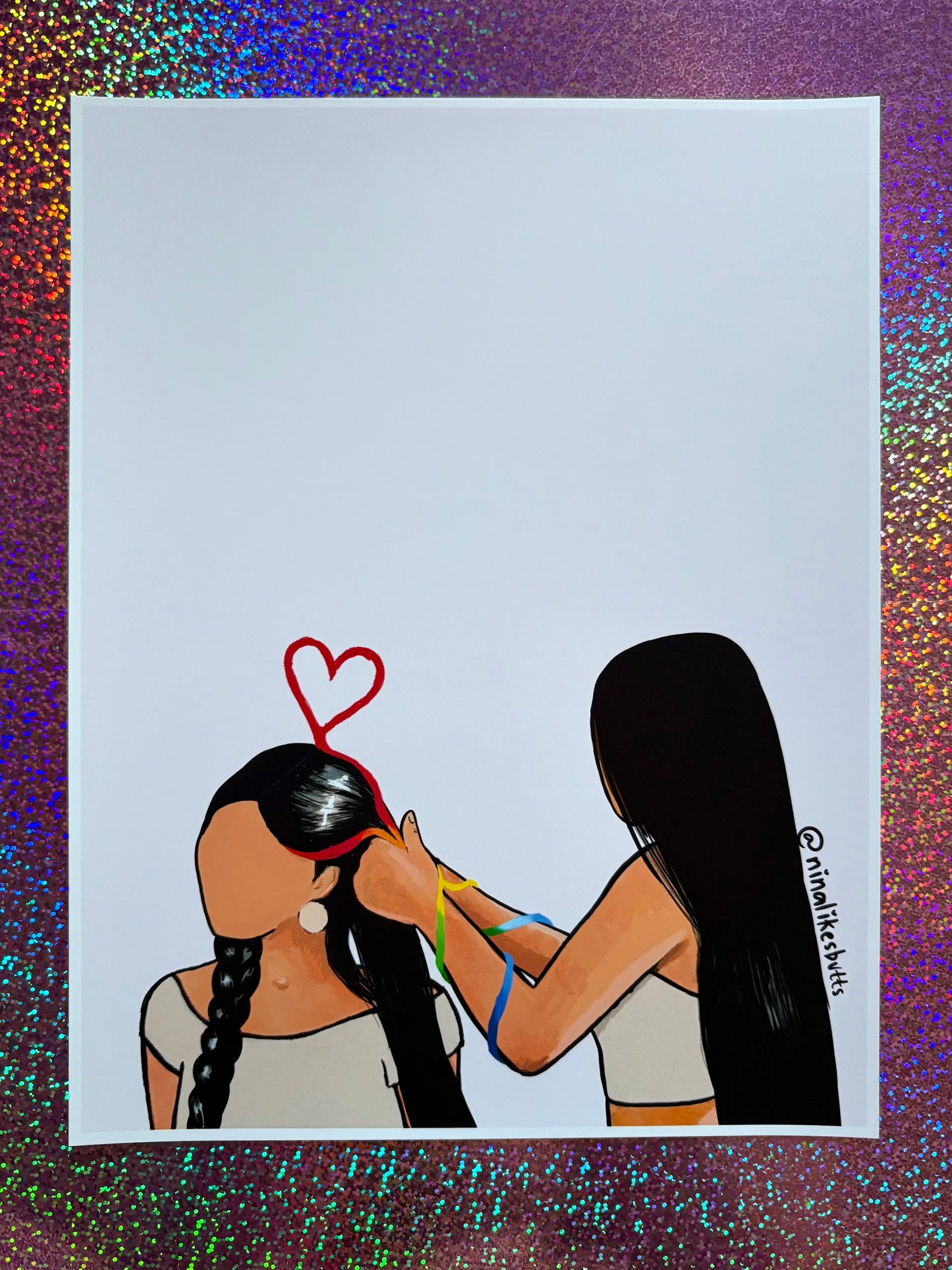 Indigenous sisterhood print