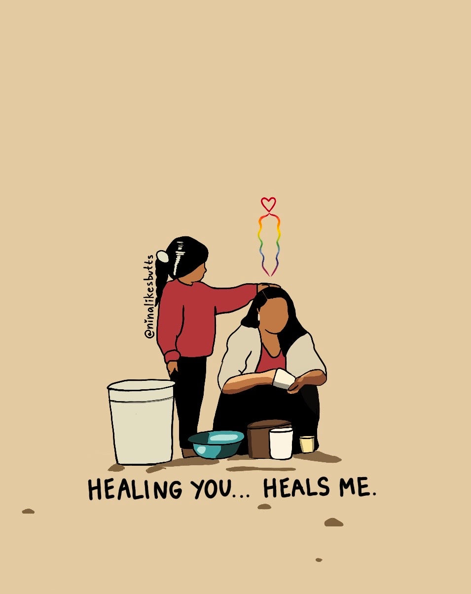 Healing you heals me print