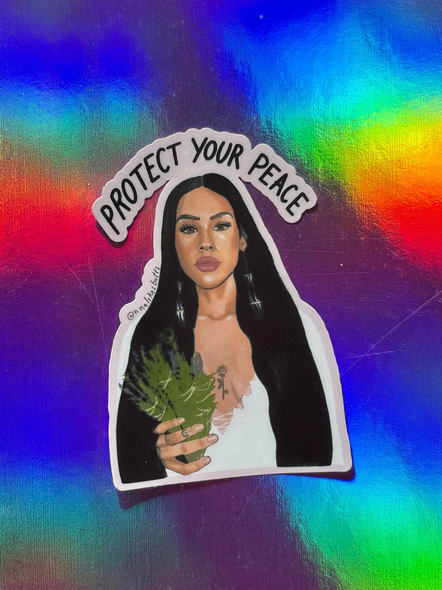 Protect my peace sticker
