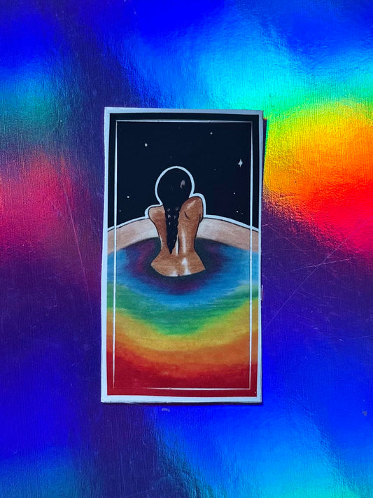 in her own world sticker