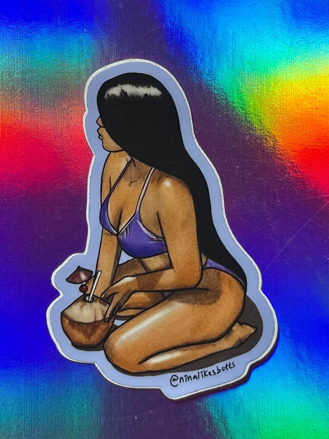 brown girl sticker pack