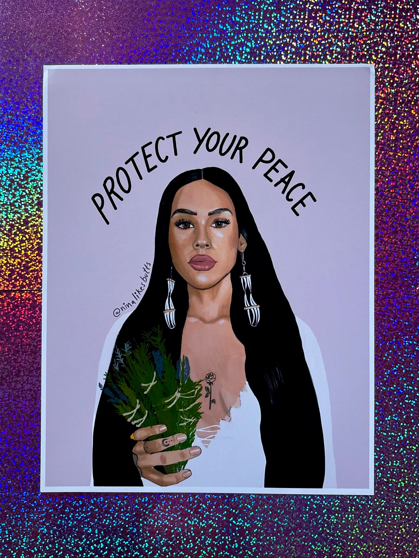 Protect your peace print