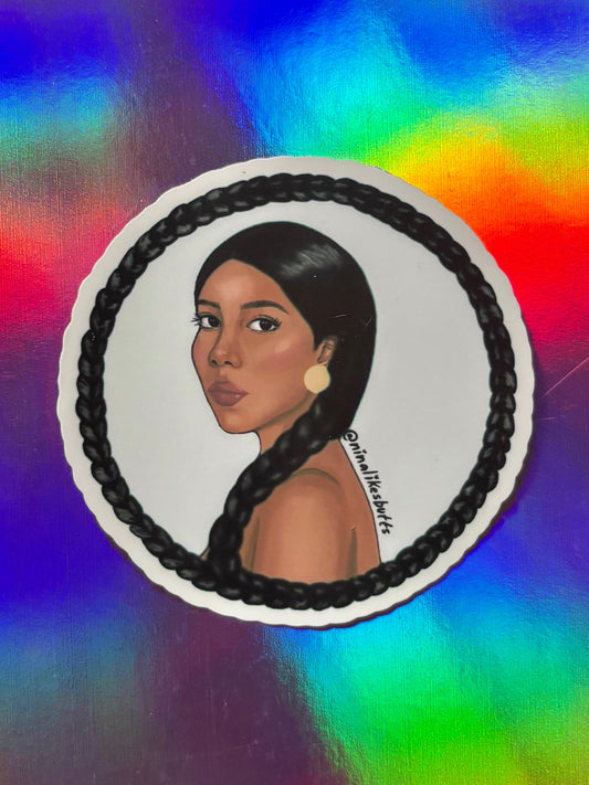 Infinite braid sticker