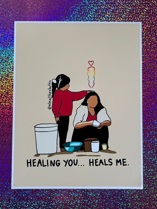 Healing you heals me print
