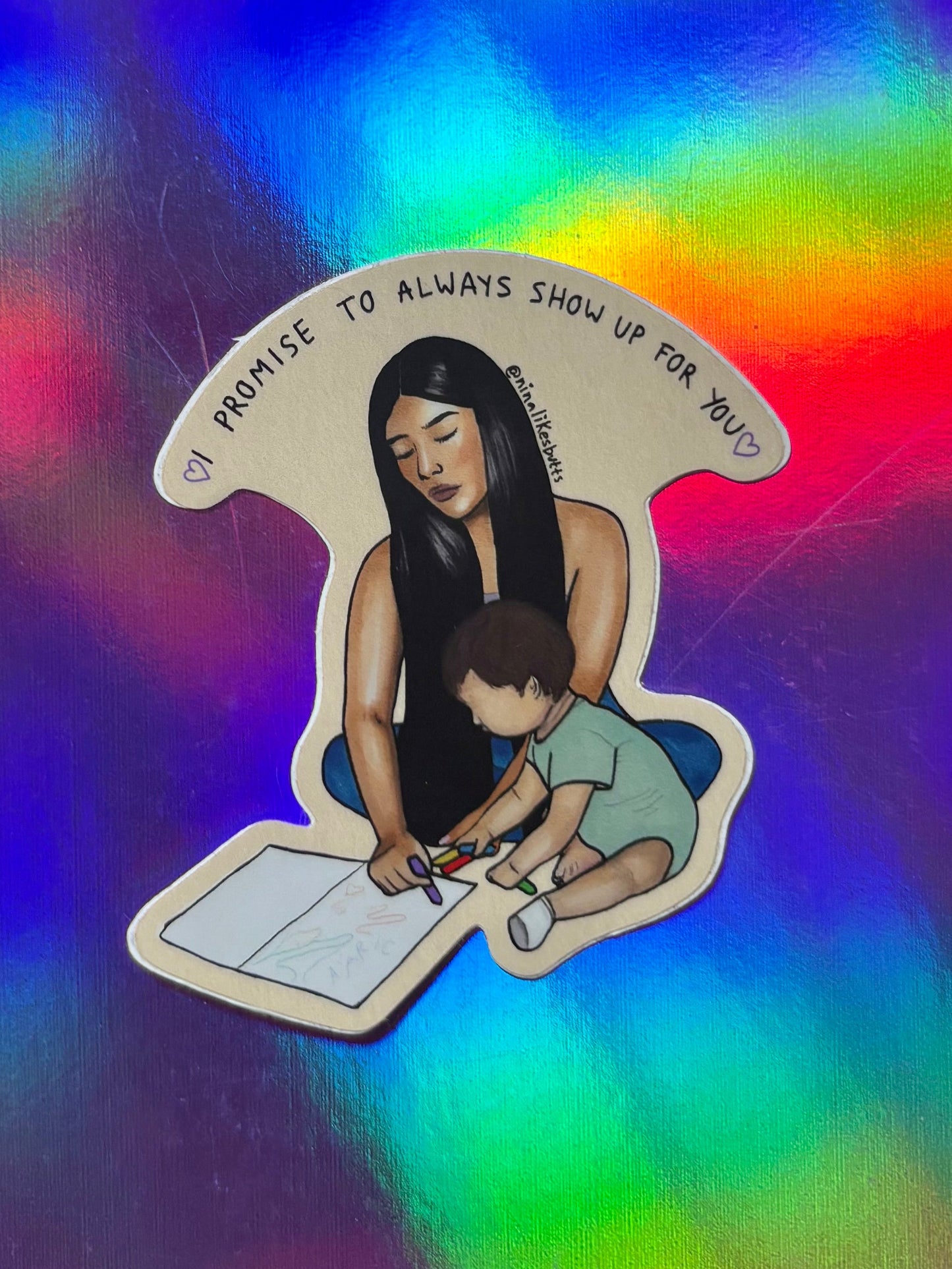 show up for you sticker