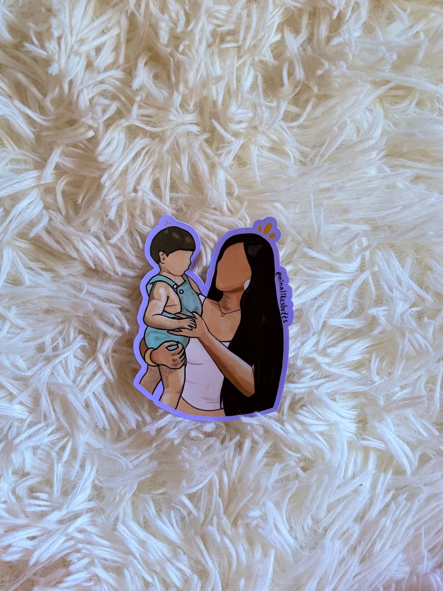 Me and you sticker