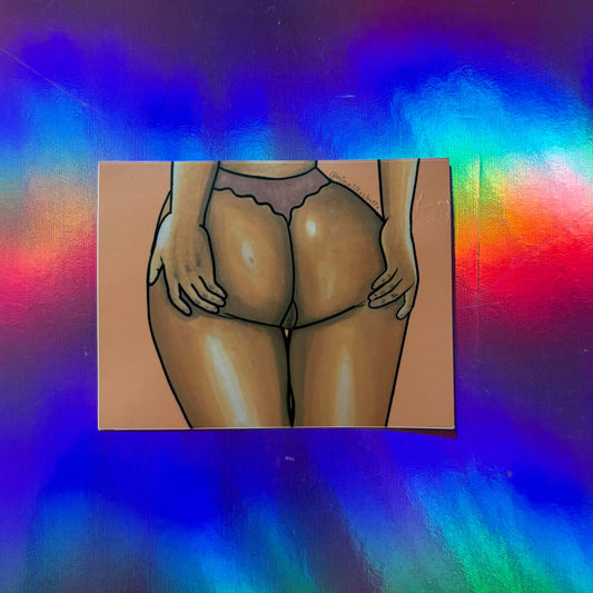 b*tt views sticker