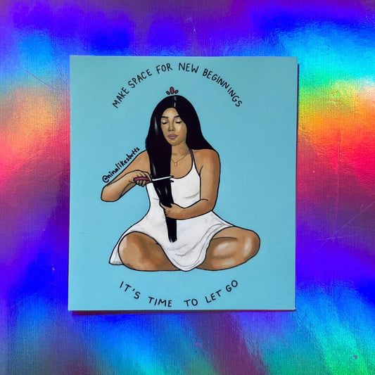 New beginnings sticker