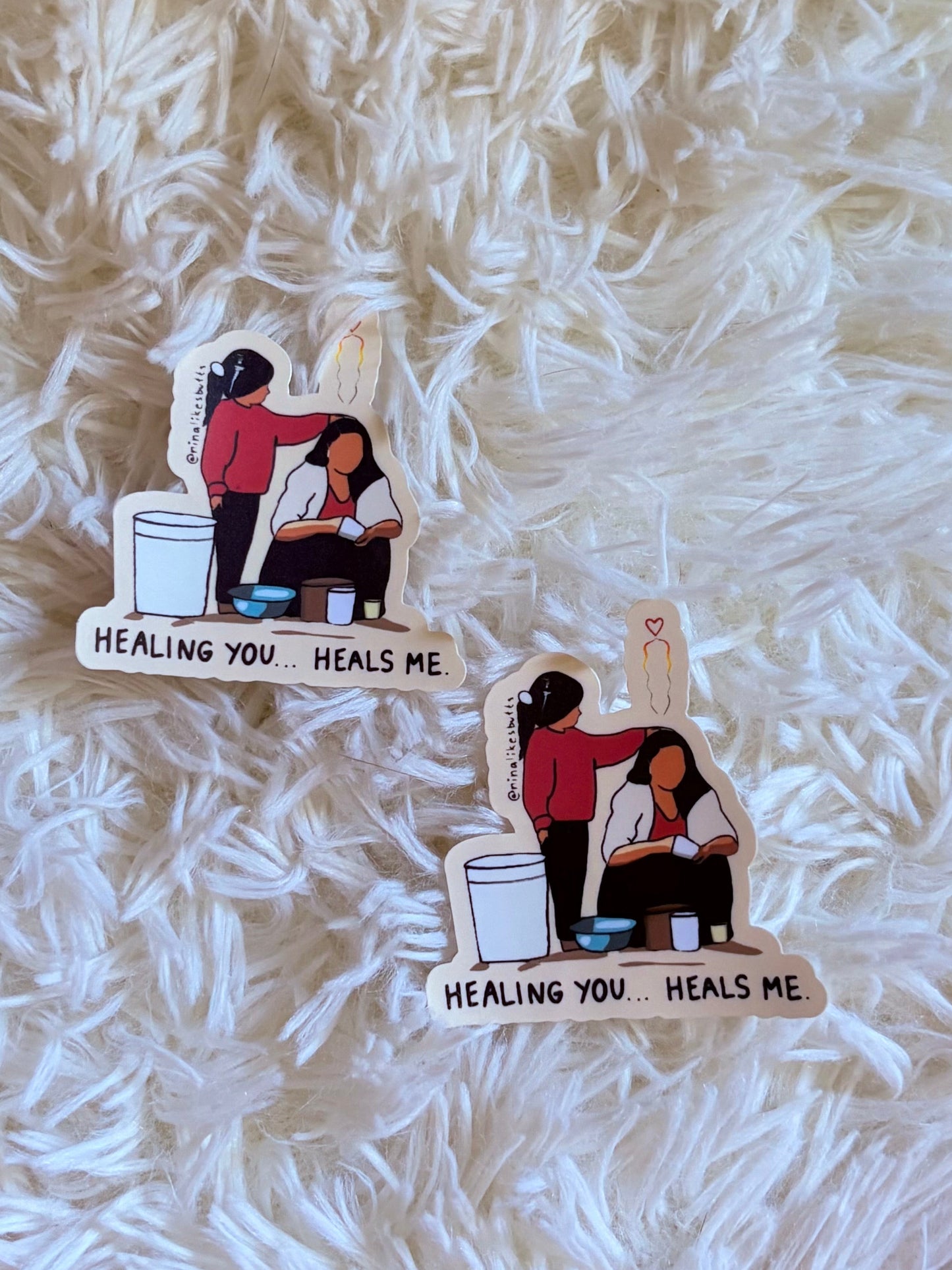 Healing you sticker