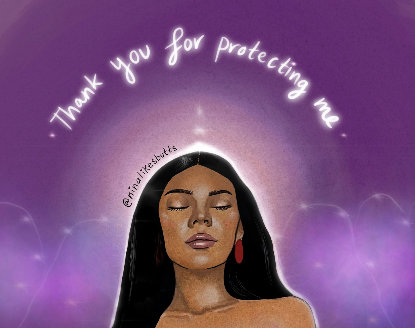 Thank you for protecting me print