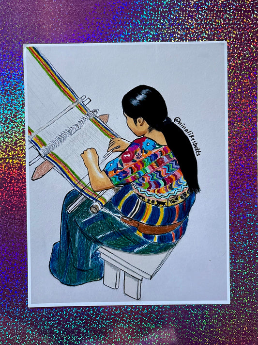 indigenous weaver print