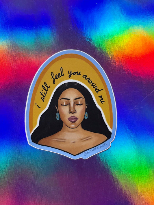 Around me sticker