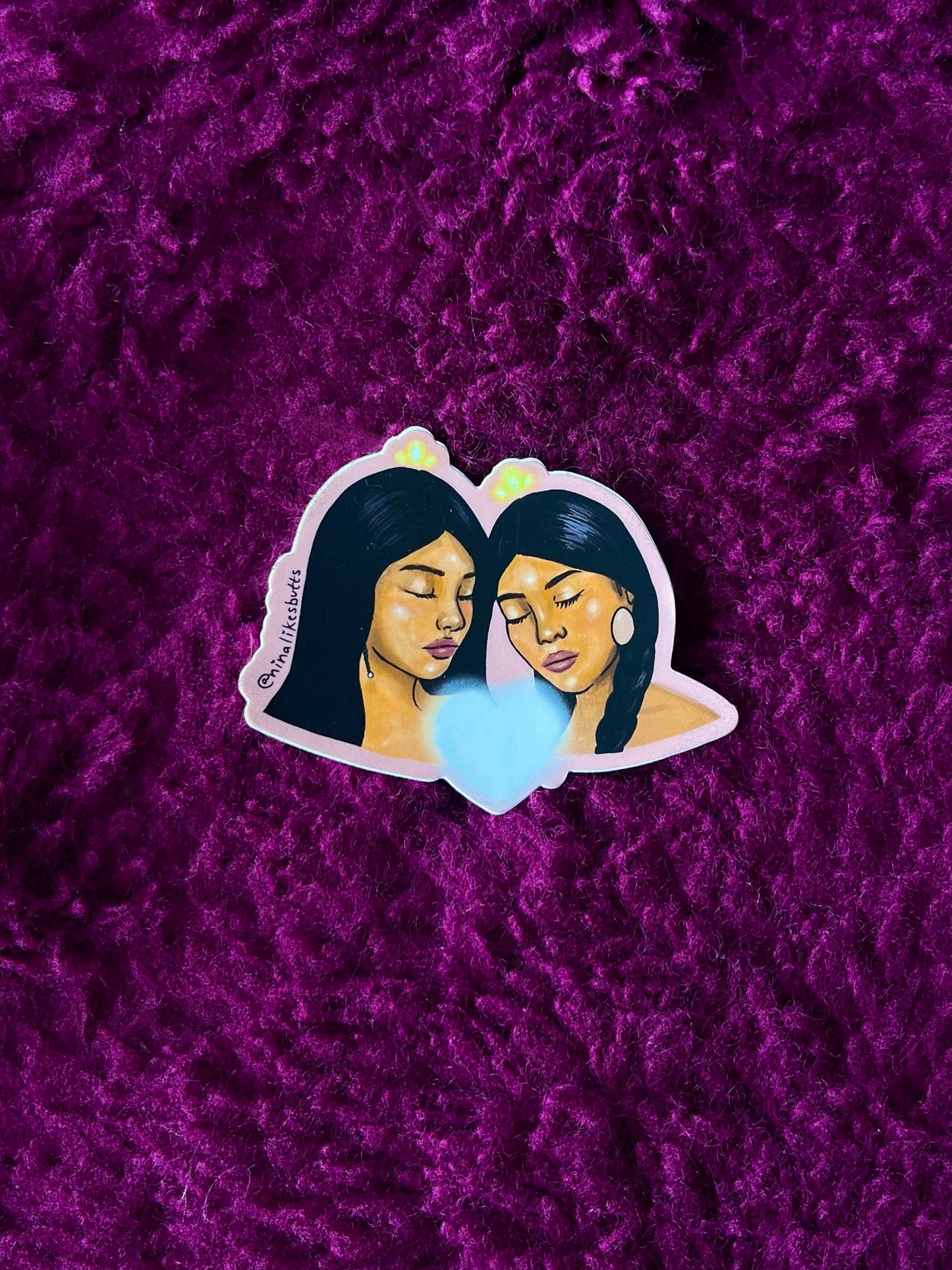 Sisterhood is healing sticker