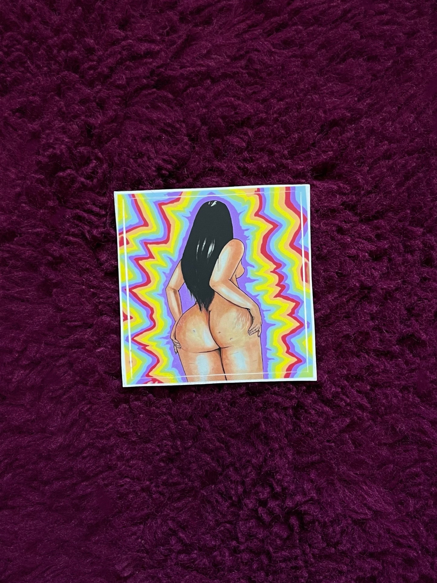 trippy booty sticker