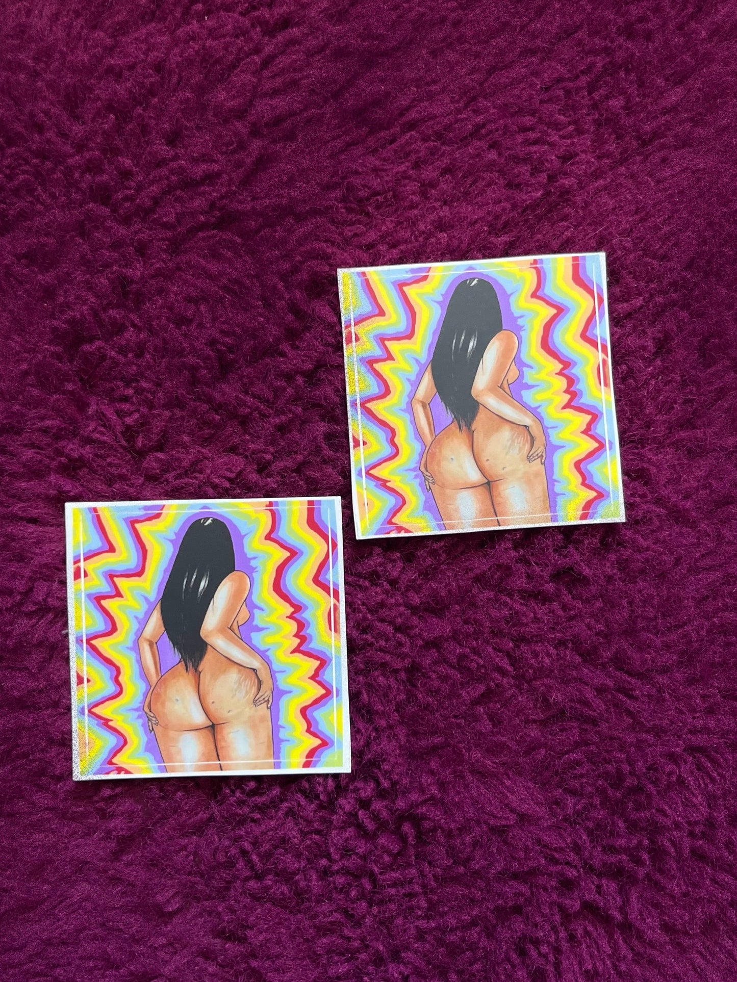 trippy booty sticker