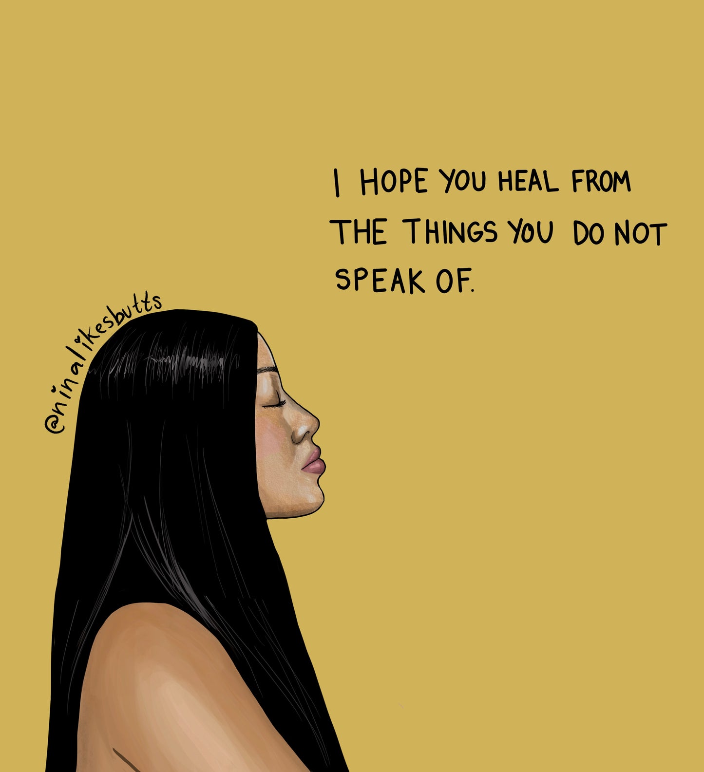 I hope you heal Sticker