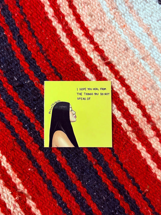 I hope you heal Sticker