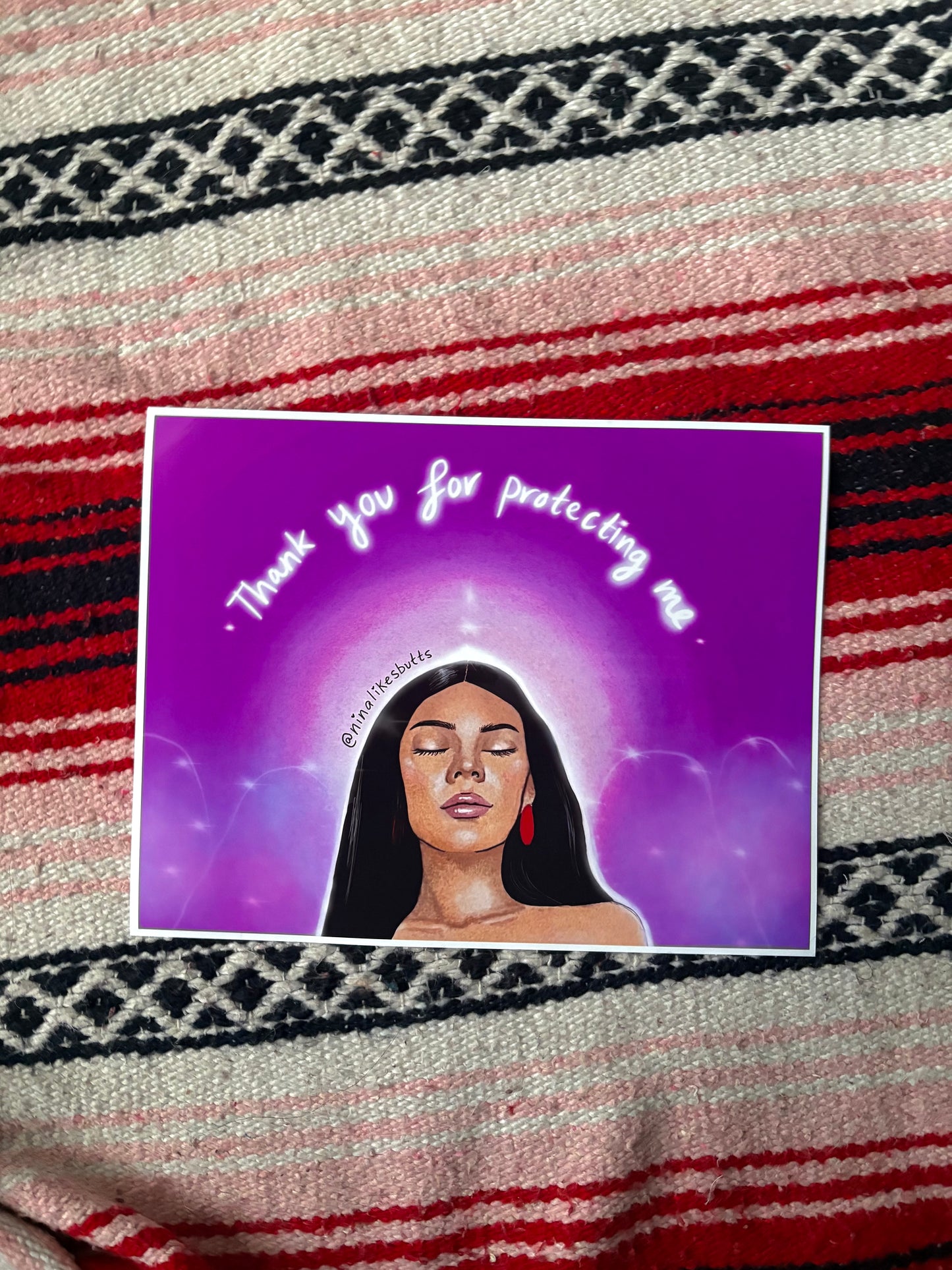 Thank you for protecting me print