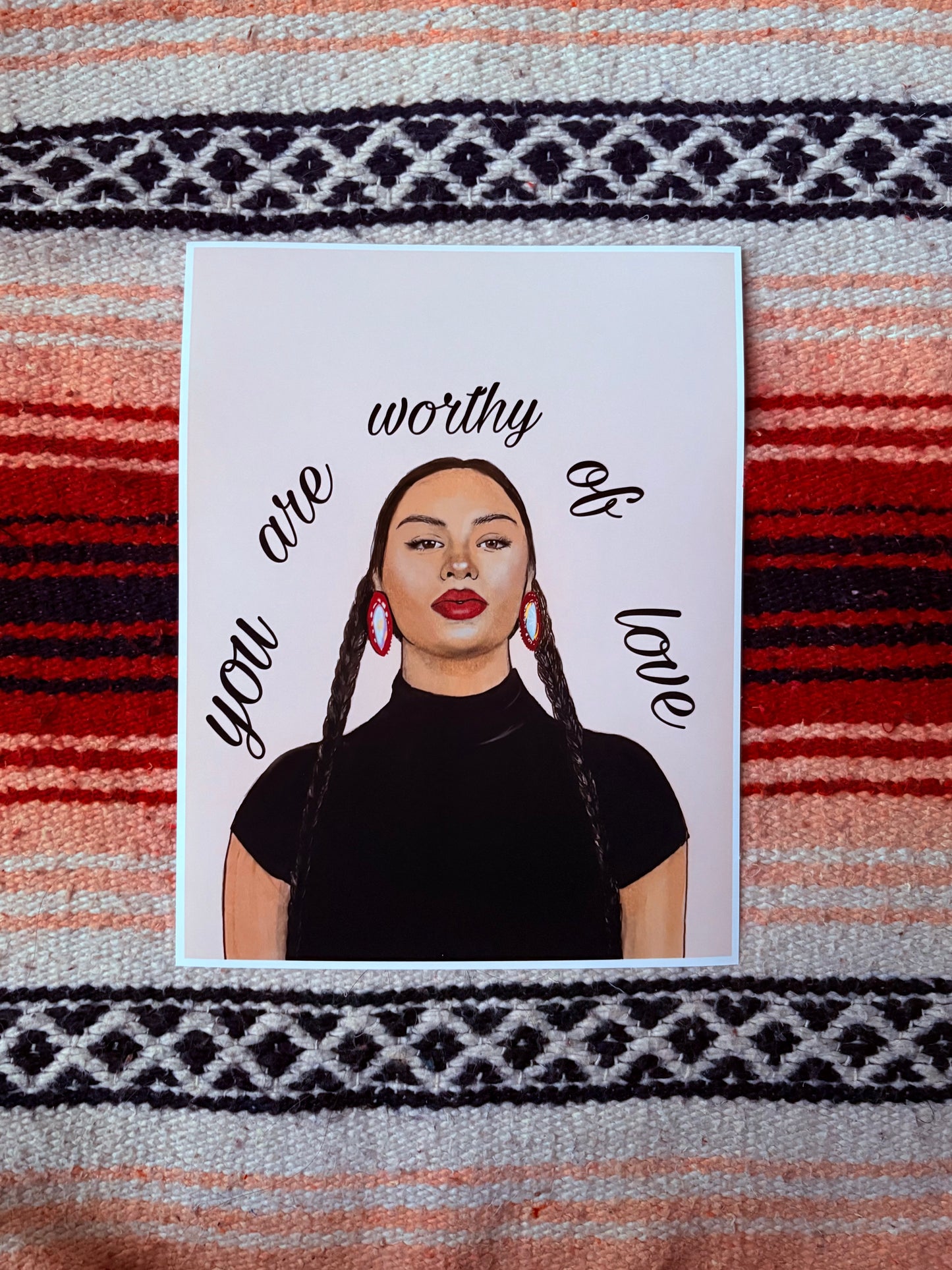 you are worthy of love print
