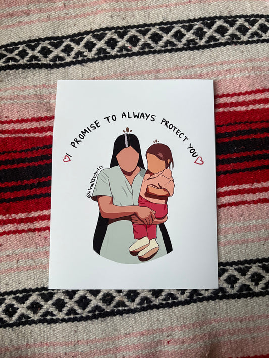 Promise to protect print