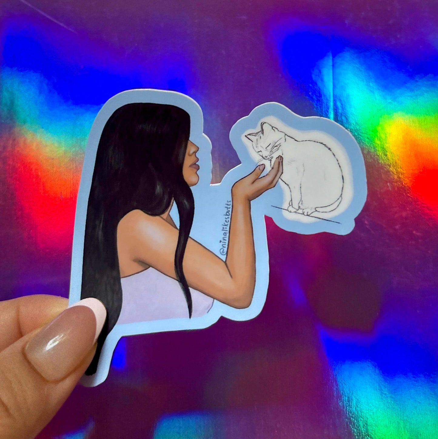 Soul cat sticker