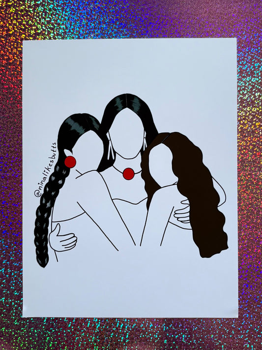 Girlhood print