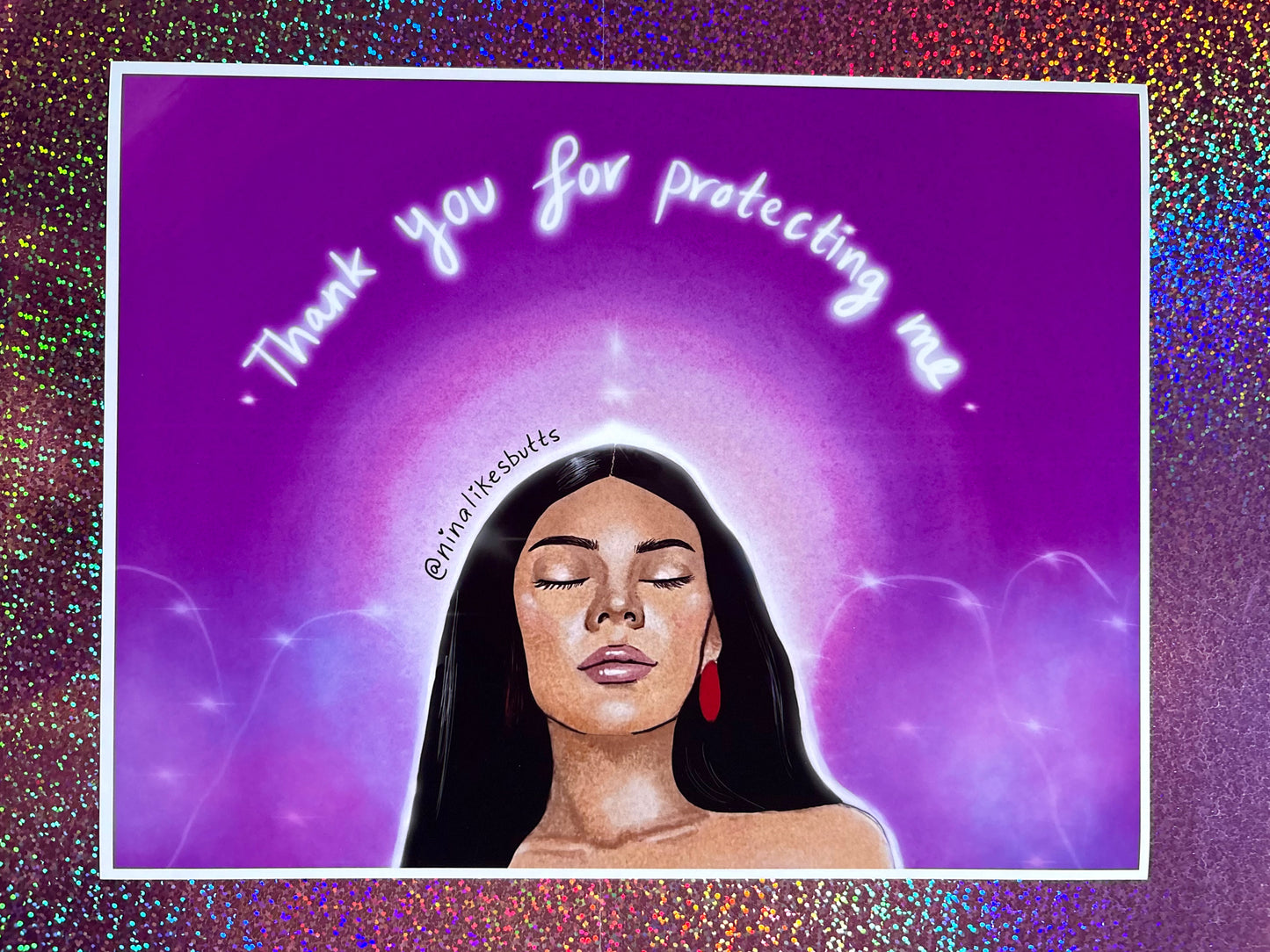 Thank you for protecting me print