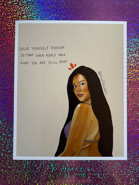 value yourself print