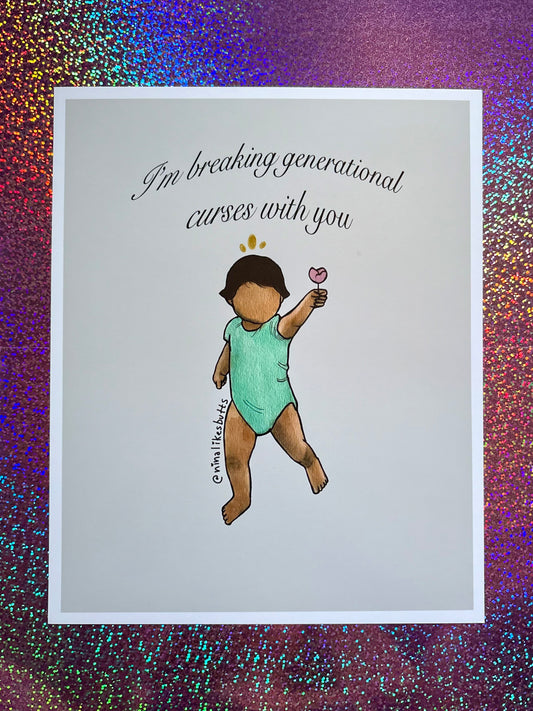 breaking generational curses print