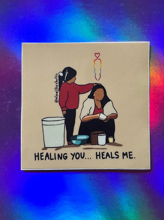 Healing you sticker