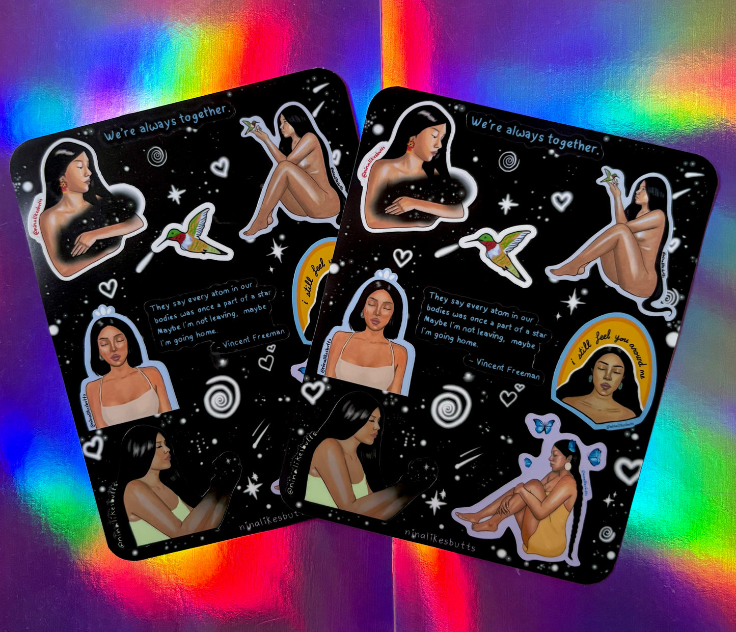 Grief sticker sheet