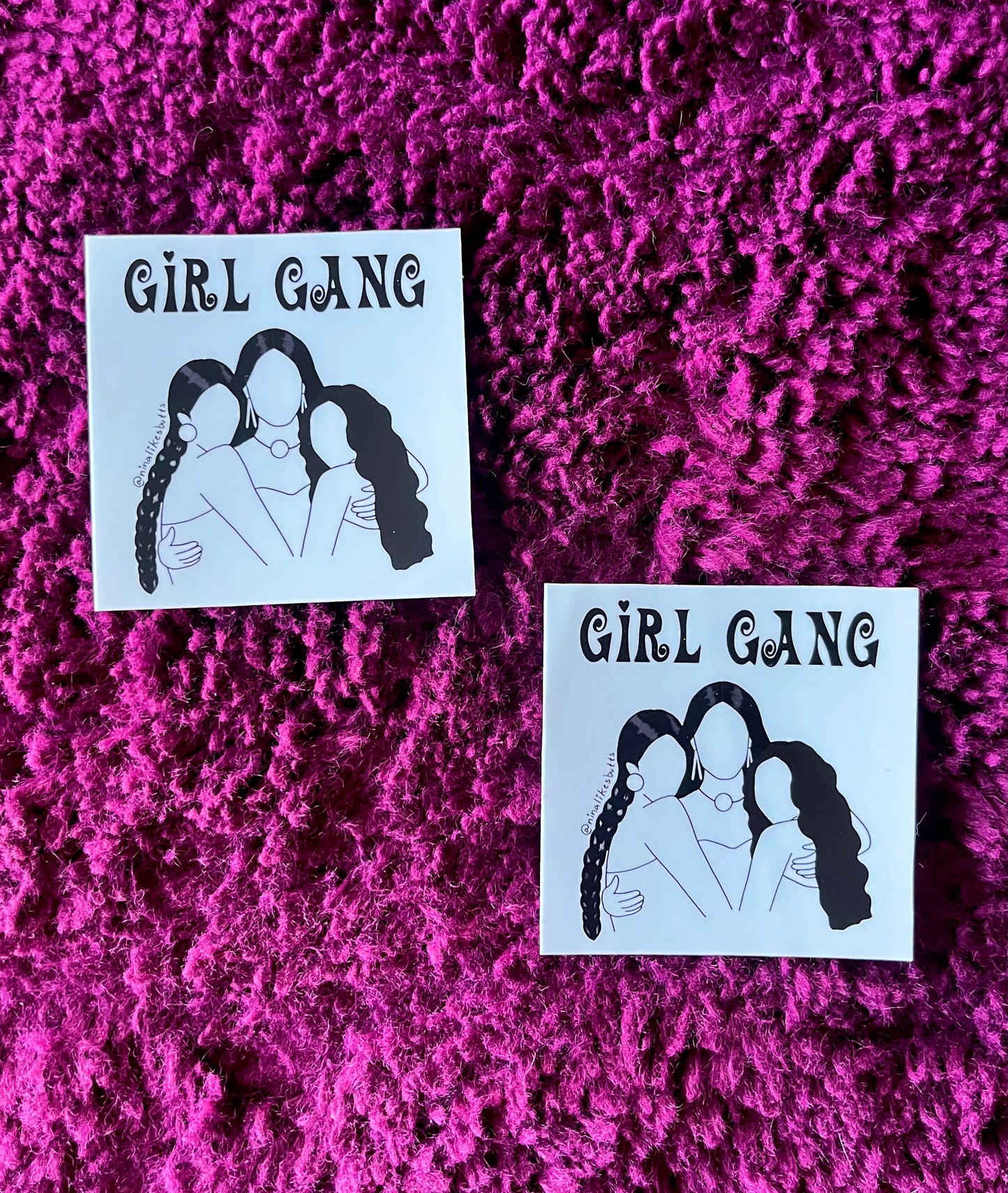 Girl gang sticker