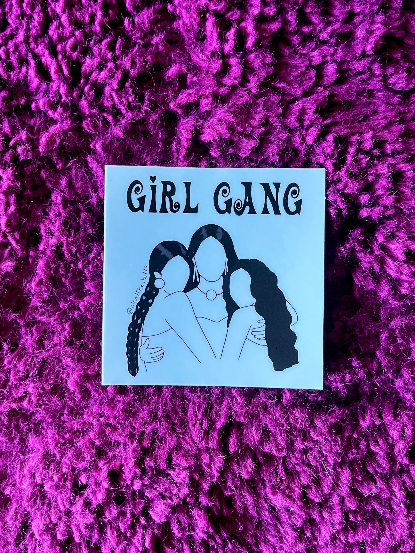 Girl gang sticker