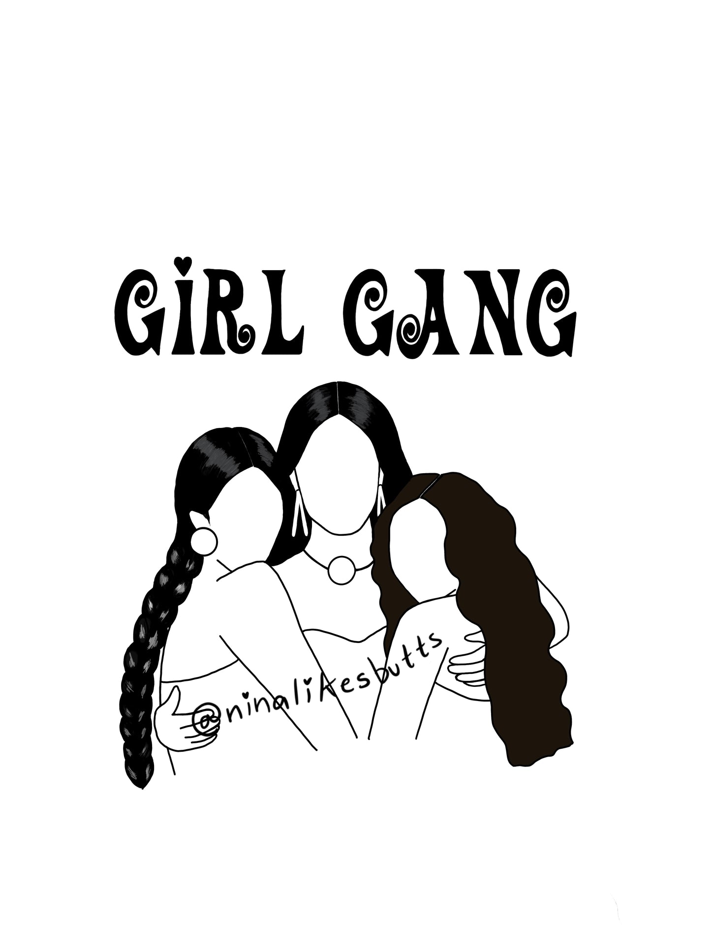 Girl gang print